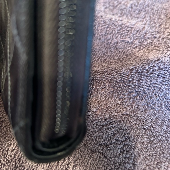 PRADA Nylon 🖤Black Quilted Zip Around Wallet 💯% Authentic - Picture 6 of 10